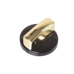 Ручка регулировки (метал.) для варочной панели Bosch черный/золотистый