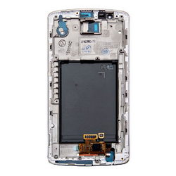 Дисплей с тачскрином и перед. корп. для моб. телефона D855 G3 LG белый (OR)