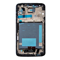 Дисплей с тачскрином и перед. корп. для моб. телефона D802 G2 LG черный (OR)