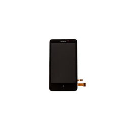 Дисплей с тачскрином и перед. корп. для моб. телефона X Dual SIM Nokia черный (OR)