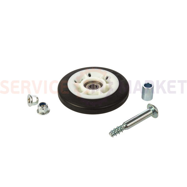 Опорный ролик барабана с креплением для сушил. машины Bosch