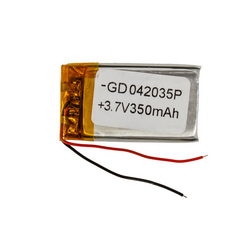 Полимерный аккумулятор GD 042035P 3,7V 350mAh 20x35x??mm