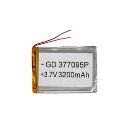 Полимерный аккумулятор GD 377095P 3,7V 3200mAh 69x95x??mm
