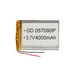 Полимерный аккумулятор GD 057090P 3,7V 4000mAh 68x96x??mm