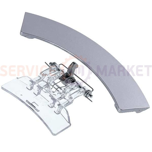 Ручка двери (люка) в сборе для стиральной машины Electrolux серебристый