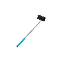 Монопод для селфи Z6S L=210-900mm подкл. проводное голубая ручка