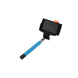 Монопод для селфи Z07-5 L=235-1060mm подкл. Bluetooth голубая ручка