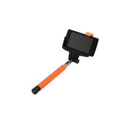 Монопод для селфи Z07-5 L=235-1060mm подкл. Bluetooth оранжевая ручка