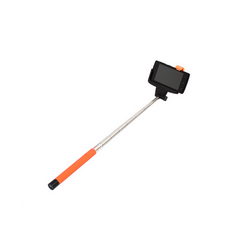 Монопод для селфи Z07-5 L=235-1060mm подкл. Bluetooth оранжевая ручка