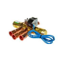 Клапан 4-х ходовой DHF-20 (вх. 1/2" ODF, вых. 3/4" ODF) для кондиционера