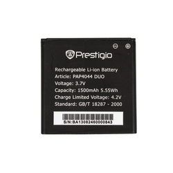 Аккум. батарея PAP4044 Li-ion 3.7V 1500mAh для моб. тел. Prestigio (OR)