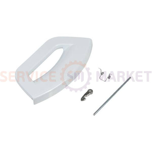 Ручка двери (люка) в сборе для стиральной машины Ariston белый