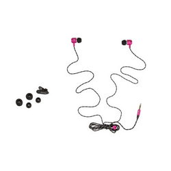 Наушники для моб. телефона AWEI Q35 (разъем 3.5mm) 16 Ohm L=1200mm розовый