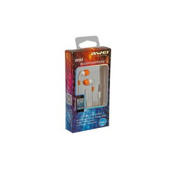 Гарнітура для моб. телефону AWEI Q9i (роз'єм 3.5mm) 16 Ohm L=1200mm білий