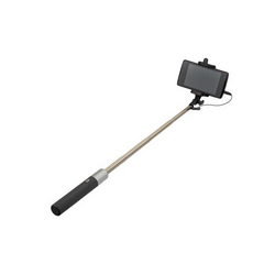 Монопод для селфі S12 L=195-710mm підкл. провідне чорна ручка