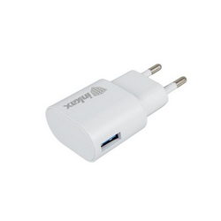 Зарядне устр. Inkax CD-08 (вх. 220V вих. USB 5V 1A) + кабель USB/Micro-USB для моб. тел. білий
