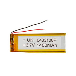 Полимерный аккумулятор UK 0433100P 3,7V 1400mAh 30x91x??mm