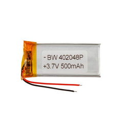 Полимерный аккумулятор BW 402048P 3,7V 500mAh 22x50x??mm