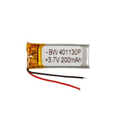 Полимерный аккумулятор BW 401130P 3,7V 200mAh 12x30x??mm