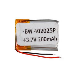 Полимерный аккумулятор BW 402025P 3,7V 200mAh 20x27x??mm
