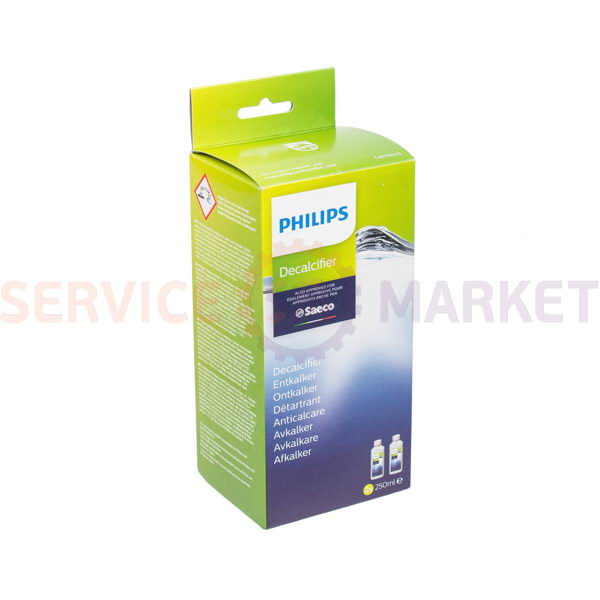Средство для удаления накипи CA6700/22 для кофемашин 2шт.x250ml Philips