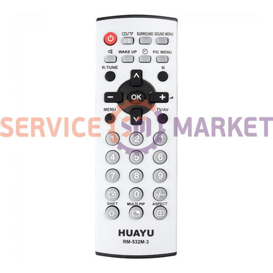 Пульт для телевизора RM-532M (2 кода) универсальный HUAYU