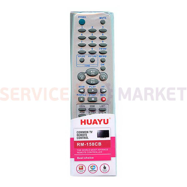 Пульт для телевизора RM-158CB (2 кода) универсальный HUAYU