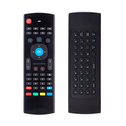 Пульт (аэромышь) для телевизора/приставки Android TV с гироскопом и рус/eng клав. MX3-A Air Mouse