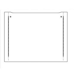 Скло дверей зовнішнє 140037379272 для духовки Electrolux