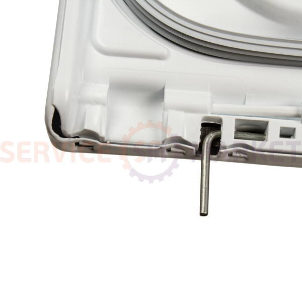 Кришка завантажувального люка з ущільнювачем для верт. прання. машини Zanussi