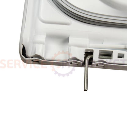 Кришка завантажувального люка з ущільнювачем для верт. прання. машини Zanussi