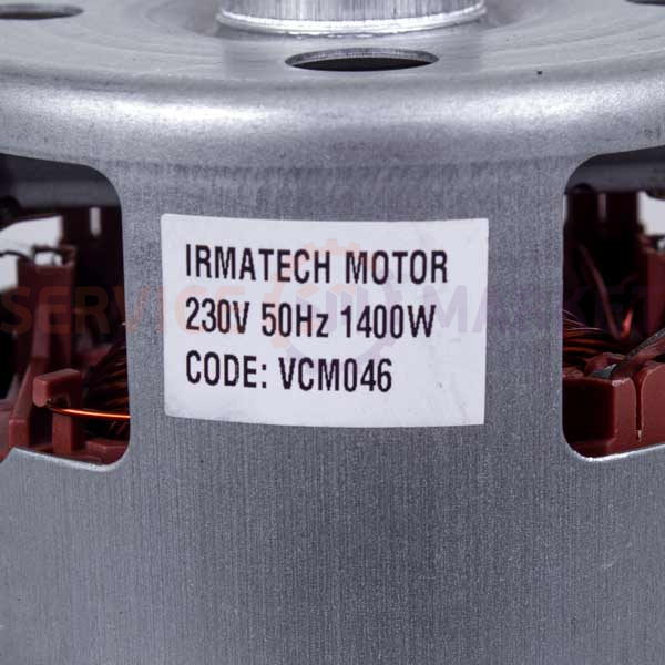 Двигатель для пылесоса D=134/84mm H=24/100mm 1400W 230V IRMATECH MOTOR VCM046