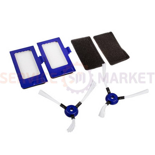 Набор фильтров HEPA и поролон + щетки для  боковых кромок  робота пылесоса Rowenta