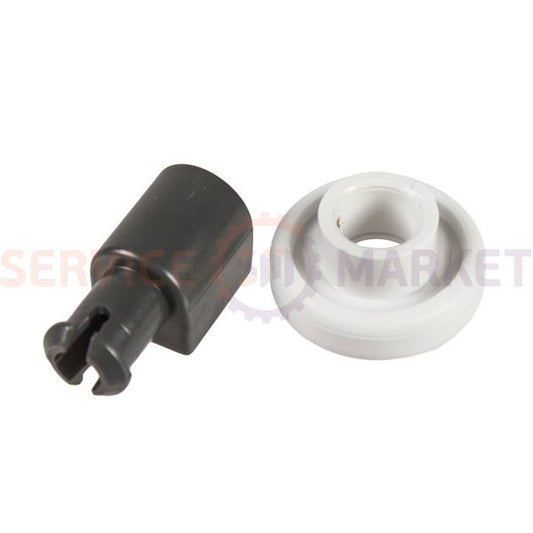 Колесо (ролик) + держатель верх. ящика для посуд. машины AEG