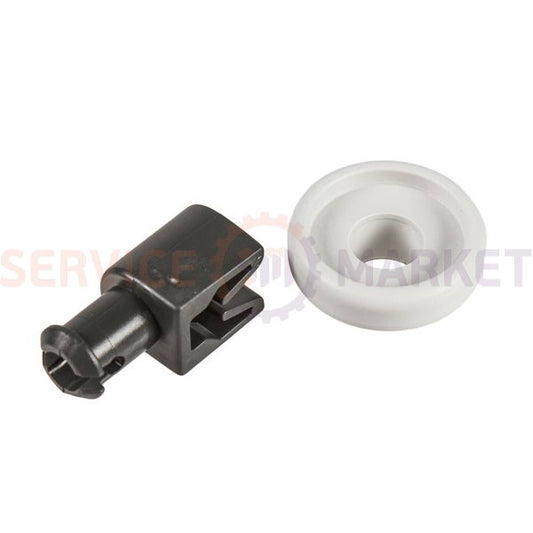 Колесо (ролик) + утримувач верх. ящик для посуду. машини AEG