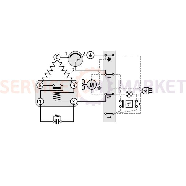 Компрессор для холодил. EMBRACO NE2130Z R134a 313W (с пуск. реле CSIR)