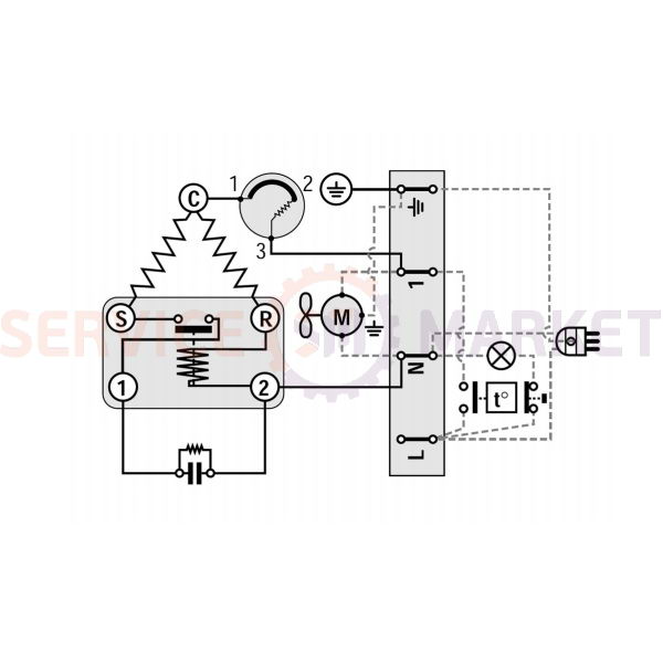 Компрессор для холодильника EMBRACO ASPERA NEK2134GK R404a 463W