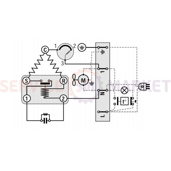 Компрессор для холодил. EMBRACO ASPERA NEU2155GK R404a 653W (с пуск. реле CSIR)