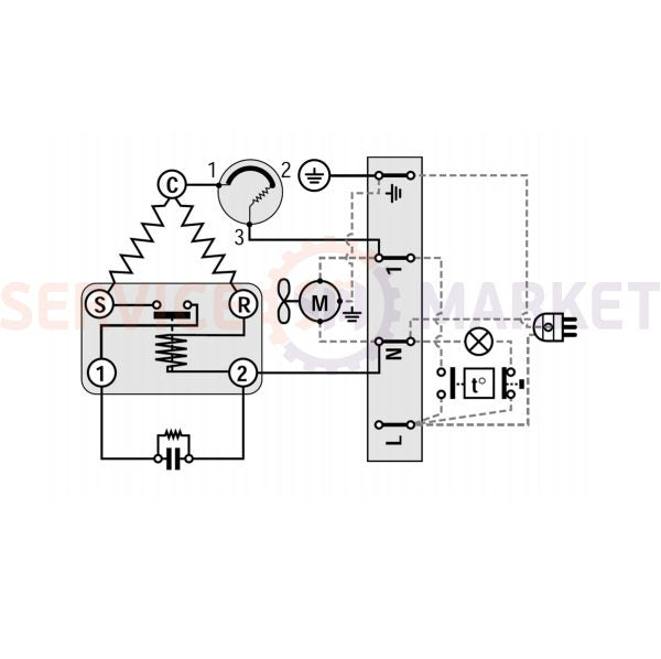 Компрессор для холодил. EMBRACO NEK2168GK R404a 684W (с пуск. реле CSIR)