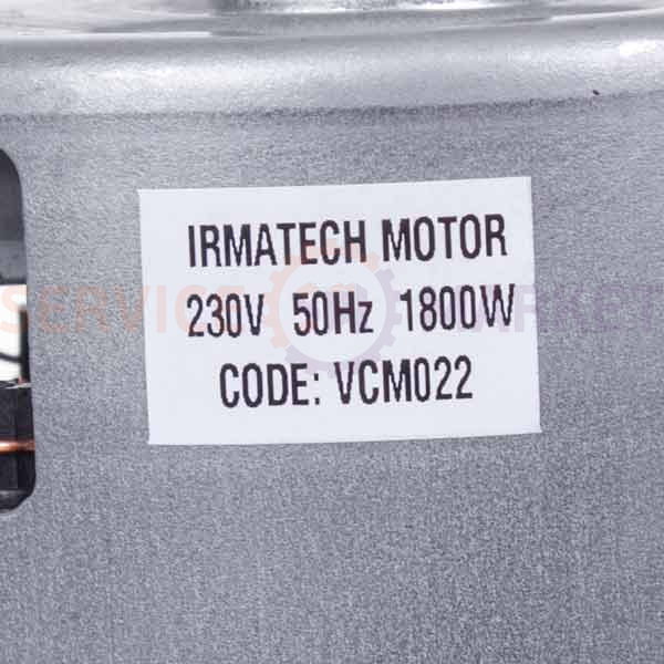 Двигатель для пылесоса D=130/84mm H=29/110mm  1800W 230V VCM022 IRMATECH MOTOR