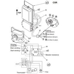 Компрессор для холодил. SECOP (DANFOSS) GS34CLX R404а/R507а 3014W (с пуск. реле CSR)