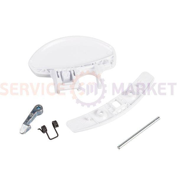 Ручка двери (люка) в сборе для стиральной машины Zanussi белый