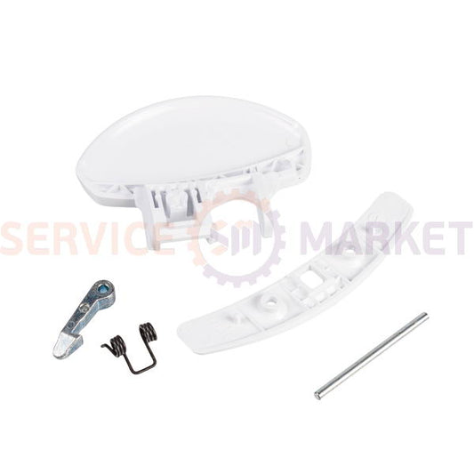 Ручка дверей (люка) у зборі для пральної машини Zanussi білий