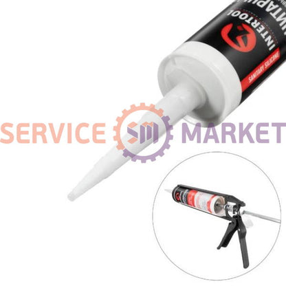Герметик силиконовый FS-3031 300ml cанитарный INTERTOOL белый