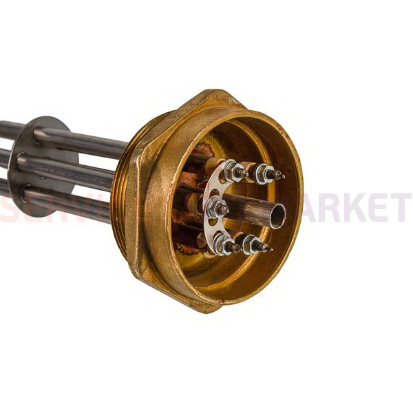 Блок тэнов 6000W (нержав.), L=280mm гайка 2,5" для электрического котла Balcik