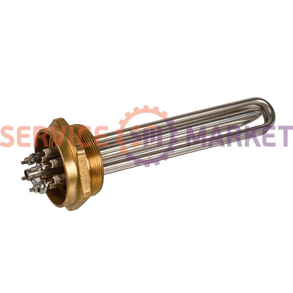 Блок тэнов 9000W (нержав.), L=245mm гайка 2,5" для электрического котла SINAN