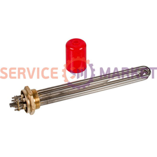 Блок тэнов 6000W 220V (нержав.), L=305mm гайка 1,5" (48mm) для электрического котла SANAL