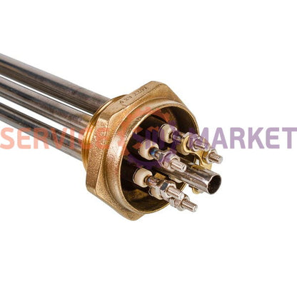 Блок тэнов 6000W 220V (нержав.), L=305mm гайка 1,5" (48mm) для электрического котла SANAL