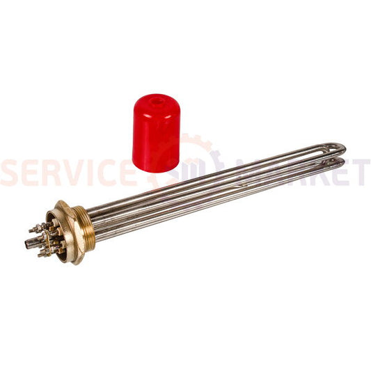 Блок тэнов 7500W 220V (нержав.), L=325mm гайка 1,5" (48mm) для электрического котла SANAL