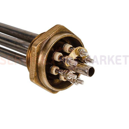 Блок тенів 12000W 220V (нержав.), L=395mm гайка 1,5" (48mm) для електричного котла SANAL